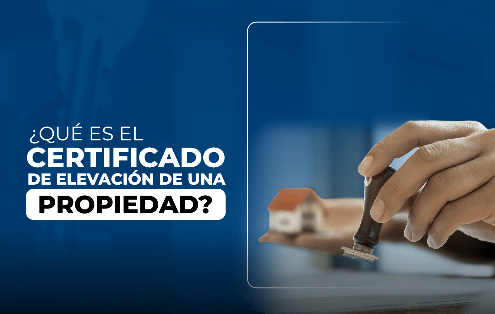 ¿Para qué sirve el certificado de elevación de una propiedad?