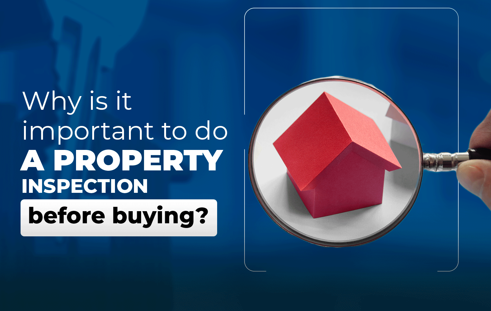You should always do an inspection of the property before closing the purchase